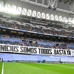 El Bernabéu, a una con Vinicius