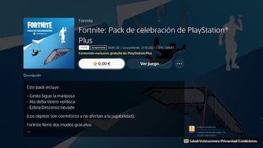 Fortnite: Pack de Celebración de PS Plus septiembre 2022; cómo descargarlo gratis