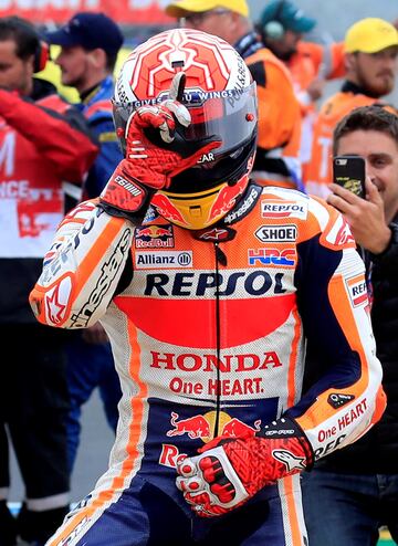 Marc Márquez se hizo con la victoria en el GP de Francia saliendo desde la pole. El ilerdense iguala así los triunfos de Jorge Lorenzo en MotoGP (47).