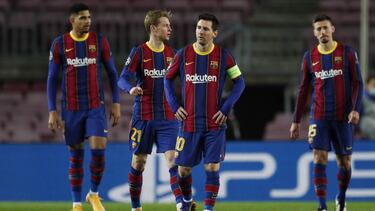 Amargas lágrimas del Barça triste