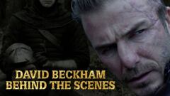 David Beckham en el vídeo que ha compartido en sus redes sociales del behind de scenes de la película del Rey Arturo: La leyenda de Excalibur