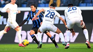 Cuadrado y Mina destacan en empate entre Atalanta y Cagliari