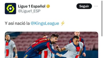 La Ligue 1 vacila al Barça y a Piqué y la Kings League contesta