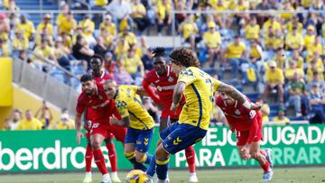 12/01/2024 FUTBOL PRIMERA DIVISION TEMPORADA 24/25 PARTIDO UD LAS PALMAS - GETAFE