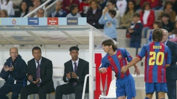 Messi, a 21 años de su debut con el Barça