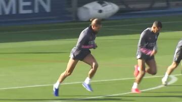 Sergio Ramos entrenó con el grupo y estará en el Clásico