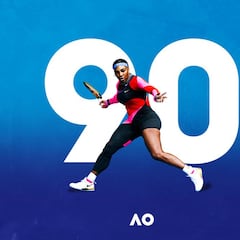 Serena sufre para llegar a las 90 victorias en el Open de Australia