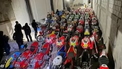 A collection of motorcycles worth $40 million was seized from a former Olympic snowboarder turned drug trafficker