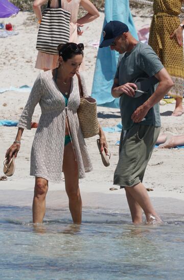 Zidane de vacaciones con su familia en la playa