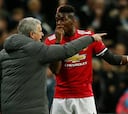 Mourinho y Pogba discutieron por su posición en la cancha