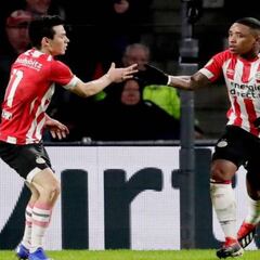 'Chucky' anotó en la victoria del PSV; 'Guti' inició de titular