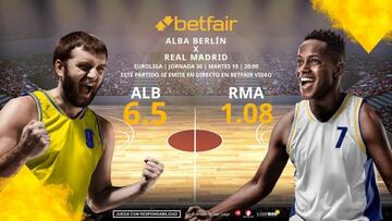 ALBA Berlín vs. Real Madrid: horario, TV, estadísticas, clasificación y pronósticos