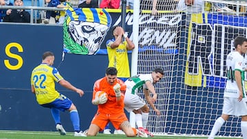 Dituro hizo una parada colosal que evitó el gol de Chris Ramos el pasado fin de semana ante el Elche.