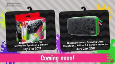 Pack de Switch + Splatoon 2 y nuevos Joy-Con Rosa y Verde