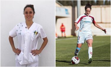 Mati, ha dejado las botas de fútbol aparcadas para enfundarse bien la bata de enfermera, la profesión con la que compagina su trayectoria como jugadora del Albacete. En estos días, además de intentar mantener la forma en su casa para “volver lo mejor posible a competir”, trabaja para combatir el virus en el centro de Salud de Ossa de Montiel (Albacete). “Tenemos un poco de miedo. Hay que tomárselo como una época mala y llevarlo lo mejor posible”, indica la capitana del Albacete en declaraciones a AS tras una dura guardia de 24 horas. “Desde el equipo me han llegado muchas muestras de ánimo. Se echa menos desconectar en un campo de fútbol”, sentencia.