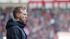 Julian Nagelsmann during the Bundesliga match between FC Augsburg and FC Bayern Munich.