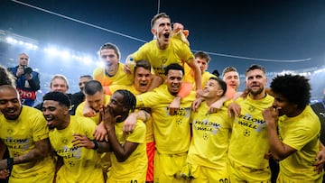 PARIS, FRANCE - MAY 07: Team of BVB celebrates victory after the UEFA Champions League semi-final second leg match between Paris Saint-Germain and Borussia Dortmund at Parc des Princes on May 07, 2024 in Paris, France. (Photo by Markus Gilliar - GES Sportfoto/Getty Images)
PUBLICADA 08/05/24 NA MA14 4COL