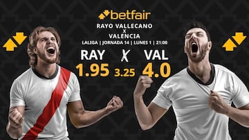 Rayo Vallecano vs. Valencia CF: horario, dónde ver, pronósticos y clasificación