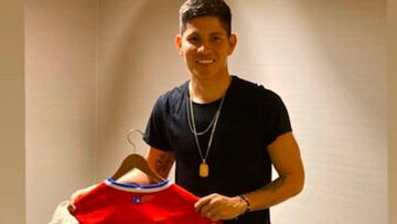 Jorman Campuzano, volante de Boca Juniors cumplió su sueño de tener la camiseta de Arturo Vidal, gracias a James Rodríguez, que es amigo del chileno