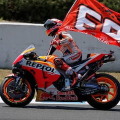 Triplete español en Jerez con Márquez, Rins y Maverick