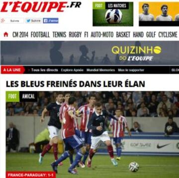 Portadas de la prensa extranjera