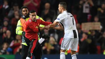 Man United charged by UEFA over pitch invaders looking for Ronaldo selfies
