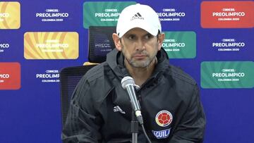 Reyes en rueda de prensa tras ganarle a Venezuela