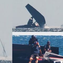 Alinghi Red Bull Racing da el susto en Barcelona