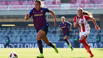 Martens fue la mejor del Barcelona ante el Athletic.