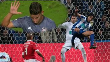 La causa del polémico gesto de James a la afición del Benfica