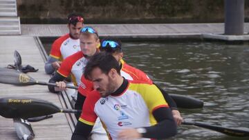 Así se prepara el K4 500 con Saúl Craviotto a la cabeza