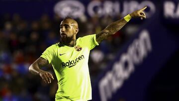 Arturo Vidal descansará de inicio ante el Eibar el domingo