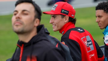 Marc Márquez, en Valencia.