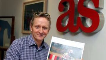 Schwantz en su visita a AS.