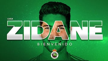 Luca Zidane, jugador del Racing