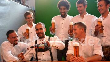 Guardiola, un bávaro más en un anuncio del Bayern