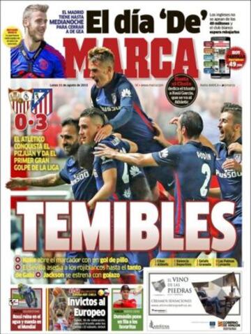 Portadas de la prensa deportiva