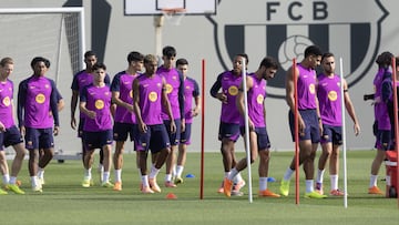 Entrenamiento del Barcelona