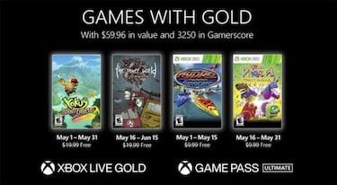 May 2022 free games on PS Plus, Xbox Gold, Prime Gaming and Stadia Pro