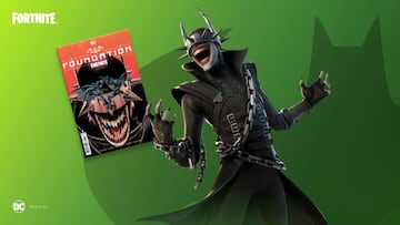 Uno de los alicientes del cómic Batman/Fortnite: Fundación es que incluye un código para el skin El Batman que Ríe en Fortnite