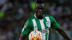 Davinson Sánchez, cuando fue defensor en Atlético Nacional saliendo campeón de la Copa Libertadores de 2016.