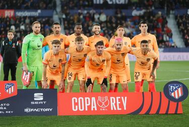 Equipo del Atlético de Madrid.