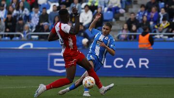 Yeremay fue titular en liga por primera vez con el Deportivo.