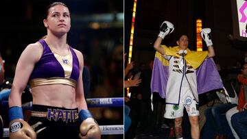 Katie Taylor y Miriam Gutiérrez.