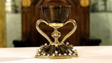 Himmler traveled to Barcelona in 1940 convinced that the Abbey of Montserrat hid in its tunnels the chalice from which Christ drank at the Last Supper.