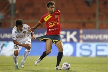 Poco fútbol sumó el volante argentino de Unión Española. 153 minutos estuvo en cancha el trasandino, en los cuales no gravitó ni fue sobresaliente en el conjunto hispano.