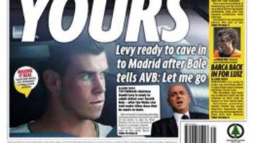 La prensa inglesa asume la salida de Bale: "Todo vuestro"