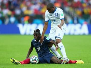 Paul Pogba con Wilson Palacios.