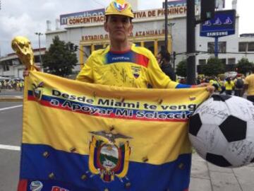 La Selección nunca está sola, hinchas llegan al Atahualpa