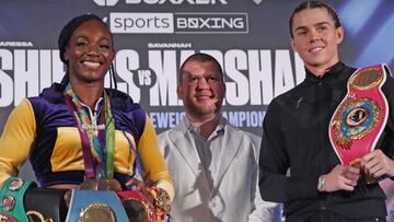 Claressa Shields y Savannah Marshall.